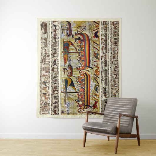 BAYEUX STEUERN 1066 FAHRSCHIFFE WANDTEPPICH (Beispiel)