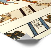 BAYEUX STEUERN 1066,NORMAN KNIGHTS,VIKING SHIPS POSTER (Ecke)