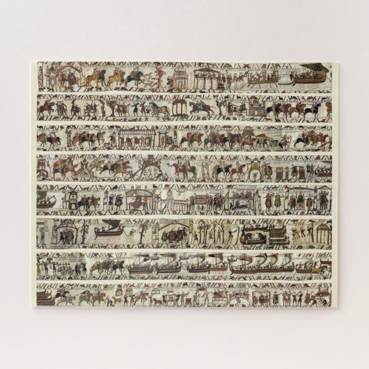 BAYEUX STEUERN 1066 Schlacht von Hastings, Mittela Puzzle (Horizontal)