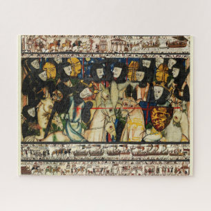 BAYEUX STEUERN 1066 Tod von König Harold Puzzle