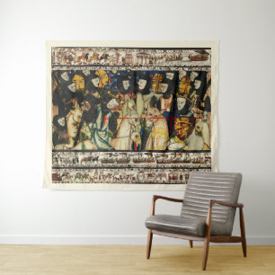BAYEUX STEUERN 1066 Tod von König Harold Wandteppich