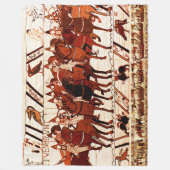 BAYEUX STEUERN NORMAN ARMY, KNIGHTS HORSEBACK FLEECEDECKE (Vorderseite)