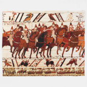 BAYEUX STEUERN NORMAN ARMY, KNIGHTS HORSEBACK FLEECEDECKE (Vorderseite (Horizontal))