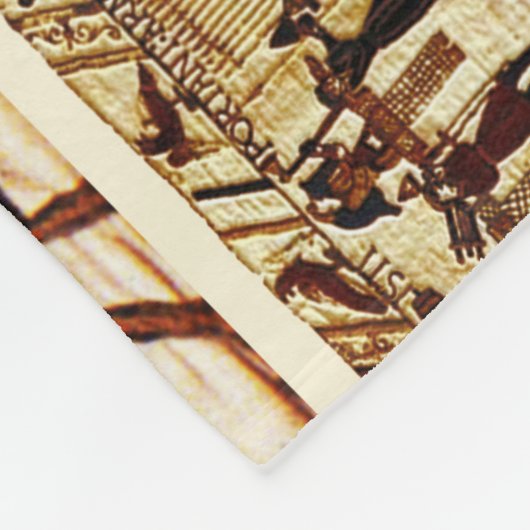 BAYEUX STEUERN NORMAN ARMY, KNIGHTS HORSEBACK FLEECEDECKE (Ecke)