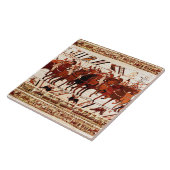 BAYEUX STEUERN NORMAN ARMY, KNIGHTS HORSEBACK FLIESE (Seite)