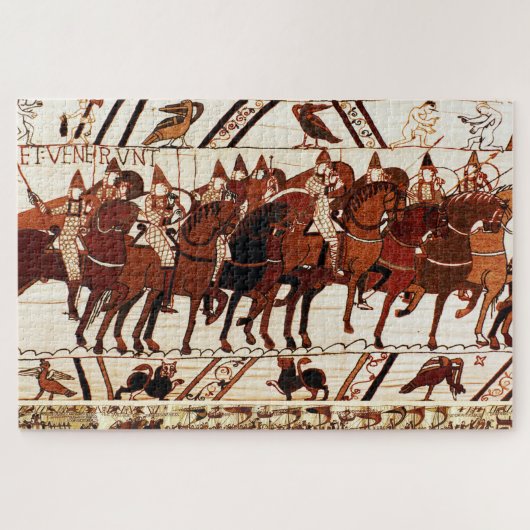 BAYEUX STEUERN NORMAN ARMY, KNIGHTS HORSEBACK PUZZLE (Horizontal)