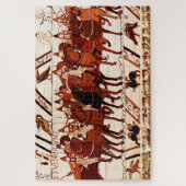 BAYEUX STEUERN NORMAN ARMY, KNIGHTS HORSEBACK PUZZLE (Vertikal)