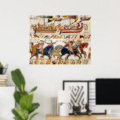 BAYEUX STEUERN, NORMAN KNIGHTS, ARCHER, FAHRSCHIFF POSTER (Heimbüro)