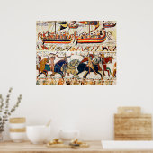 BAYEUX STEUERN, NORMAN KNIGHTS, ARCHER, FAHRSCHIFF POSTER (Küche)