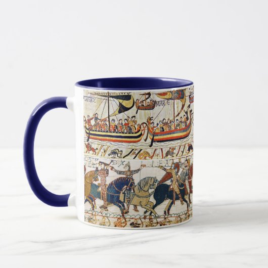 BAYEUX STEUERN NORMAN KNIGHTS,VIKINGSCHIFFE,ARCHER TASSE (Links)
