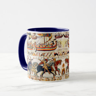 BAYEUX STEUERN NORMAN KNIGHTS,VIKINGSCHIFFE,ARCHER TASSE