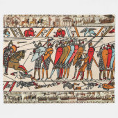 BAYEUX STEUERSCHLAG HASTINGS NORMAN KNIGHTS FLEECEDECKE (Vorderseite (Horizontal))