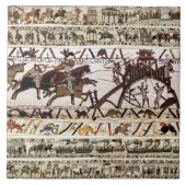 BAYEUX-STEUERSEITE DINANS, ANGRIFF AUF DEN SCHLAG FLIESE (Vorderseite)