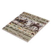 BAYEUX-STEUERSEITE DINANS, ANGRIFF AUF DEN SCHLAG FLIESE (Seite)