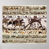 BAYEUX-STEUERSEITE DINANS, ANGRIFF AUF DEN SCHLAG POSTER (Vorne)