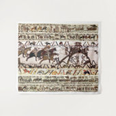 BAYEUX-STEUERSEITE DINANS, ANGRIFF AUF DEN SCHLAG WANDTEPPICH (Vorderseite (Horizontal))