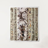 BAYEUX-STEUERSEITE DINANS, ANGRIFF AUF DEN SCHLAG WANDTEPPICH (Vorderseite)