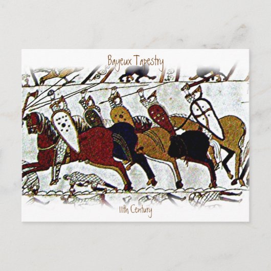 Bayeux Tapestry a1 Postkarte (Vorderseite)