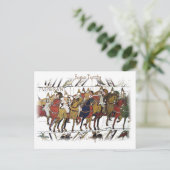 Bayeux Tapestry - a7 Postkarte (Stehend Vorderseite)