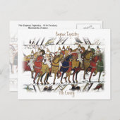 Bayeux Tapestry - a7 Postkarte (Vorne/Hinten)