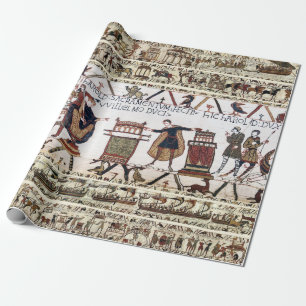BAYEUX TAPESTRY Harold Eid zum Heiligen Relikt Geschenkpapier