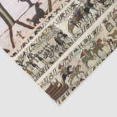 BAYEUX TAPESTRY Harold Eid zum Heiligen Relikt Seidenpapier (Detail)