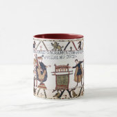 BAYEUX TAPESTRY Harold Eid zum Heiligen Relikt Tasse (Zentrum)