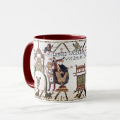 BAYEUX TAPESTRY Harold Eid zum Heiligen Relikt Tasse (Vorderseite Links)