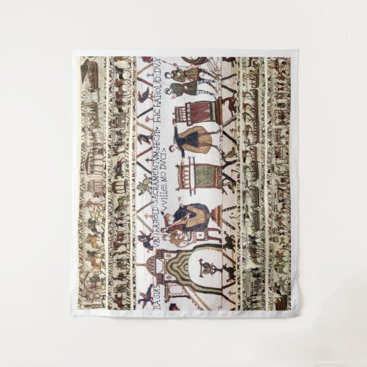 BAYEUX TAPESTRY Harold Eid zum Heiligen Relikt Wandteppich (Vorderseite)