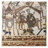 BAYEUX TAPESTRY King Edward Confessor und Harold Fliese (Vorderseite)