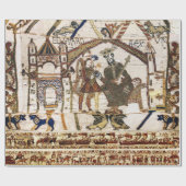 BAYEUX TAPESTRY King Edward Confessor und Harold Geschenkpapier (Flach)