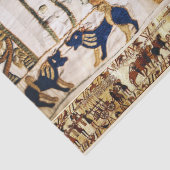 BAYEUX TAPESTRY King Edward Confessor und Harold Seidenpapier (Detail)