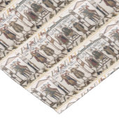 Bayeux Tapestry - King Harold Coronation Kurzer Tischläufer (Ecke)