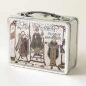 Bayeux Tapestry - King Harold Coronation Metall Brotdose (Rückseite)
