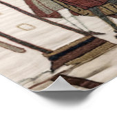 Bayeux Tapestry - King Harold Coronation Poster (Ecke)