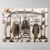Bayeux Tapestry - King Harold Coronation Poster (Vorne)