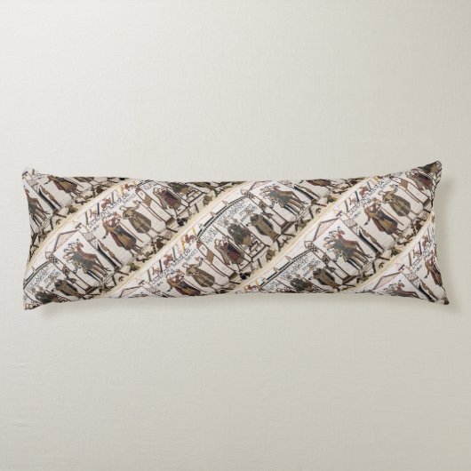 Bayeux Tapestry - King Harold Coronation Seitenschläferkissen (Rückseite)