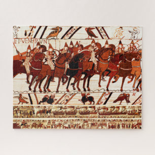 BAYEUX TAPESTRY NORMAN ARMY, KNIGHTS HORSEBACK JI PUZZLE