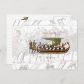 Bayeux Tapestry Postcard Postkarte (Vorne/Hinten)