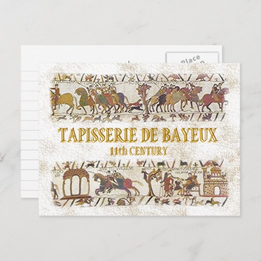 Bayeux Tapestry Postkarte (Vorne/Hinten)