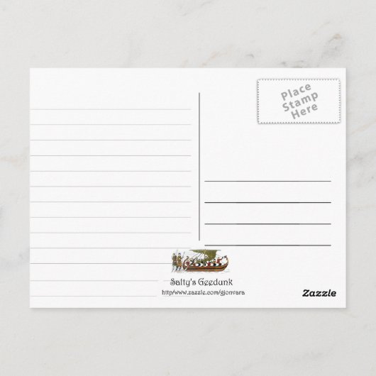 Bayeux Tapestry Postkarte (Rückseite)