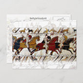 Bayeux Tapestry Postkarte (Vorne/Hinten)