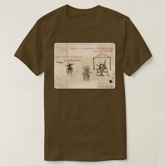 Bayeux Tapestry Saxon Skywalker T-Shirt (Design vorne)