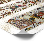 Bayeux Tapestry Scene Poster (Ecke)