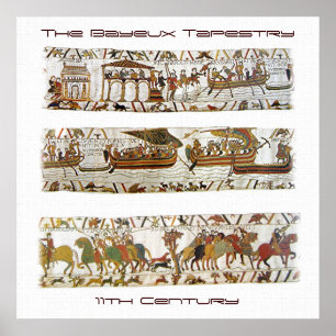 Bayeux Tapestry Scene Poster