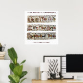 Bayeux Tapestry Scene Poster (Heimbüro)