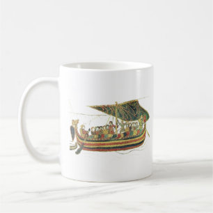 Bayeux Tapestry Segelszene Kaffeetasse