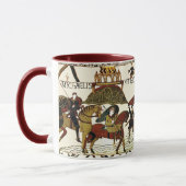 BAYEUX TAPESTRY Wilhelm bei Mont Saint-Michel Tasse (Links)