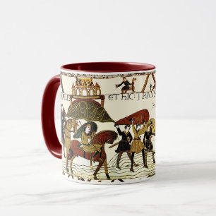 BAYEUX TAPESTRY Wilhelm bei Mont Saint-Michel Tasse