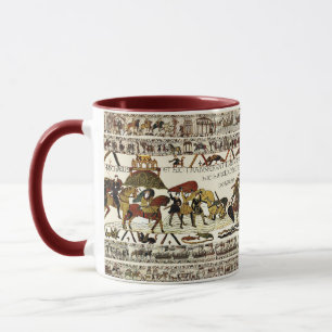 BAYEUX TAPESTRY Wilhelm bei Mont Saint-Michel Tasse